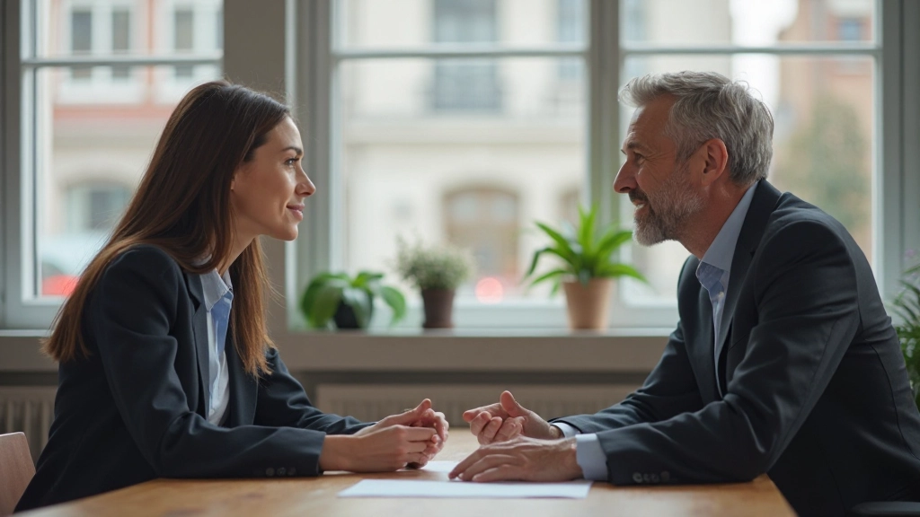 Professionele mentoringsessie in kantoor