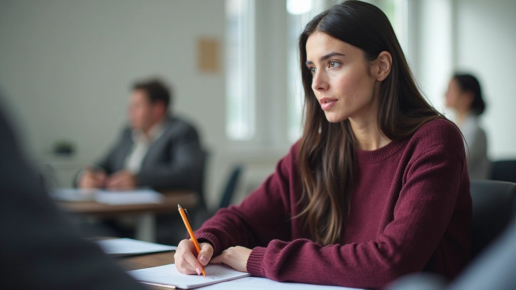 Professionele vrouw in trainingsworkshop met collega's